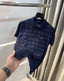 Fredperr y Navy Blue Premium Knitted Polo T-Shirt