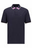 Hugo bos s Navy Blue Collar Logo Premium Polo T-Shirt