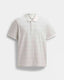 Coac h White Monogram Imported Polo T-Shirt
