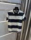 Ralph Laure n Grey Stripes Premium Knitted Polo T-Shirt