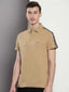 Tomm y Hilfiger Beige Embroidery Work Premium Polo T-Shirt