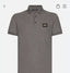 Dolce&Gabbana Grey Steel Logo Imported Polo T-Shirt