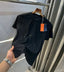 Louis Vuitto n Black Emb0..5S Print Imported T-Shirt
