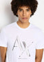 Arman i Exchange White Logo Print Imported T-Shirt
