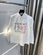 To..mMy HiLFiGEr White Logo Print Premium Shirt
