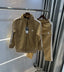 Adida s Beige Embroidery Logo Premium Classic Tracksuit