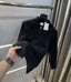H &M Balck Premium Knitted Classic Pull over