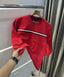 Tomm y Hilfiger Red Embroidery Logo Premium Sweatshirt