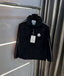 Moncle r Black Logo Work Imported Premium Bomber Jacket