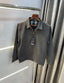 Ralp h Lauren Charcoal Embroidery Logo Premium Bomber Jacket