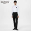 Balmai n Paris White Back Print Shirt With Premium BoX Packing And Carry Bag