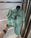 Tomm y HilfigarGreen Embroidery Work Premium Shirt