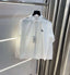 Calvi n Klein White Shoulder Look Premium Classic Shirt