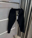 Zar a Black Linen Premium Track Pants