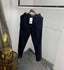 Zar a Navy Blue Cord Lycra Premium Baggy Track