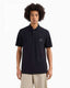 Arman i E..Xchange Black Patch Logo Imported Polo T-Shirt