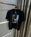 Air Jordan Black Printed Imported Oversized T-Shirt