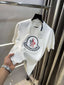 Moncle r White Logo Print Imported Oversized T-Shirt