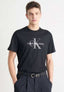 Calvin Klei n Black Reflective Logo Print Premium T-Shirt