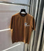Bluoran g Brown Embossed Print Imported Oversized T-Shirt