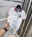 Tomm y. Hilfiger White Logo Work Premium Polo T-Shirt