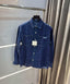 Calvi n Klein blue dineim Look Premium Classic Shirt