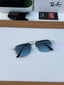 rayban reverse metal silver blue