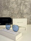 Marc jacobs metal silver blue