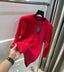 Ralph Laure n red Imported Knitted Pull Over
