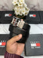 tOMMY H!1FIGER PREMIUM QUALITY IMPORTED REVERSIBLE BELT WITH OG BOx TH-904