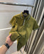 Tomm y. Hilfiger olive greenLogo Work Premium Polo T-Shirt