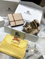 BURBERR_Y Premium Belt & Wallet Combo C329