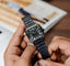 CARTIER SANTOS BLACK AUTOMATIC RUBB