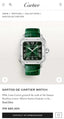 Cartierr Santos Green Automatic