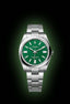 Rolexx Oyster Perpetual Green Zr Yz
