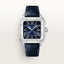 Cartierr Santos Blue Leather Automa