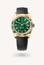 Rolexx SkyDweller Green Gold Oyster