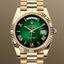 Rolexx DayDate Smoked Green ZR
