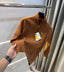 Ralph Lauren Brown Lambs Wool Knitted Pull Over