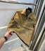 Brooks Brother Dark Beige Imported Bomber Jacket