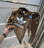 Adida s Brown Logo Print Premium Tracksuit
