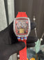 Jacob & Co. Bugatt i Silver Red Tourbillon Premium Quartz Watch