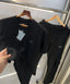 Prad a Milano Black Steel Logo Designer Imported Premium Tracksuit