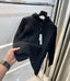 Essential Black Imported Knitted Hoodie