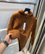 Essential Brown Imported Knitted Hoodie