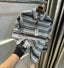 Christian Dio r Black Embroidery Logo Imported Knitted Full sleeves T-Shirt