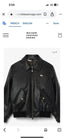 Lacost e Black Back Work Imported Leather Jacket