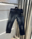 Prad a Milano Dark Blue Pocket Logo Imported Denim