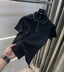 Hugo Bo_SS! Black Zip Premium Polo T-Shirt