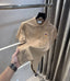 Lacost e Beige Logo Work Premium Polo T-Shirt